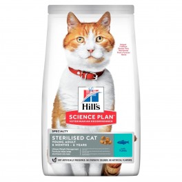 Hills Feline Adult Young Sterilised Atun Comida para Gatos