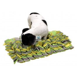 ALFORMBRA SNIFF RUG AMBAR, VERDE Y GRIS Descanso para Perros
