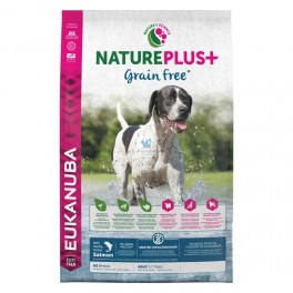 EUKANUBA NATURE PLUS ADULT GRAIN FREE SALMON 10 Kg Pienso para Perros