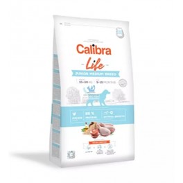 Calibra Dog Life Junior Medium Breed Chicken 12 Kg Pienso para Perros