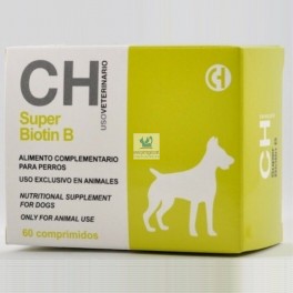 SUPER BIOTIN B 60 Comprimidos Vitaminas para Perros y Gatos