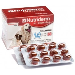 NUTRIDERM 60 Capsulas Complemento Dermatológico para Perros y Gatos