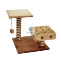 RASCADOR FELIX II MARRON/BEIGE 50x50x41 cm Juguete para gatos