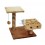 RASCADOR FELIX II MARRON/BEIGE 50x50x41 cm Juguete para gatos
