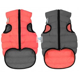 AIRY VEST REVERSIBLE CORAL - GRIS Varias Tallas Ropa para Perros